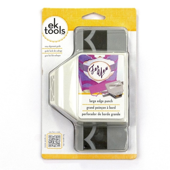 EK Tools LARGE Edge Punch - Point Arch Pattern - Picture 6 of 7